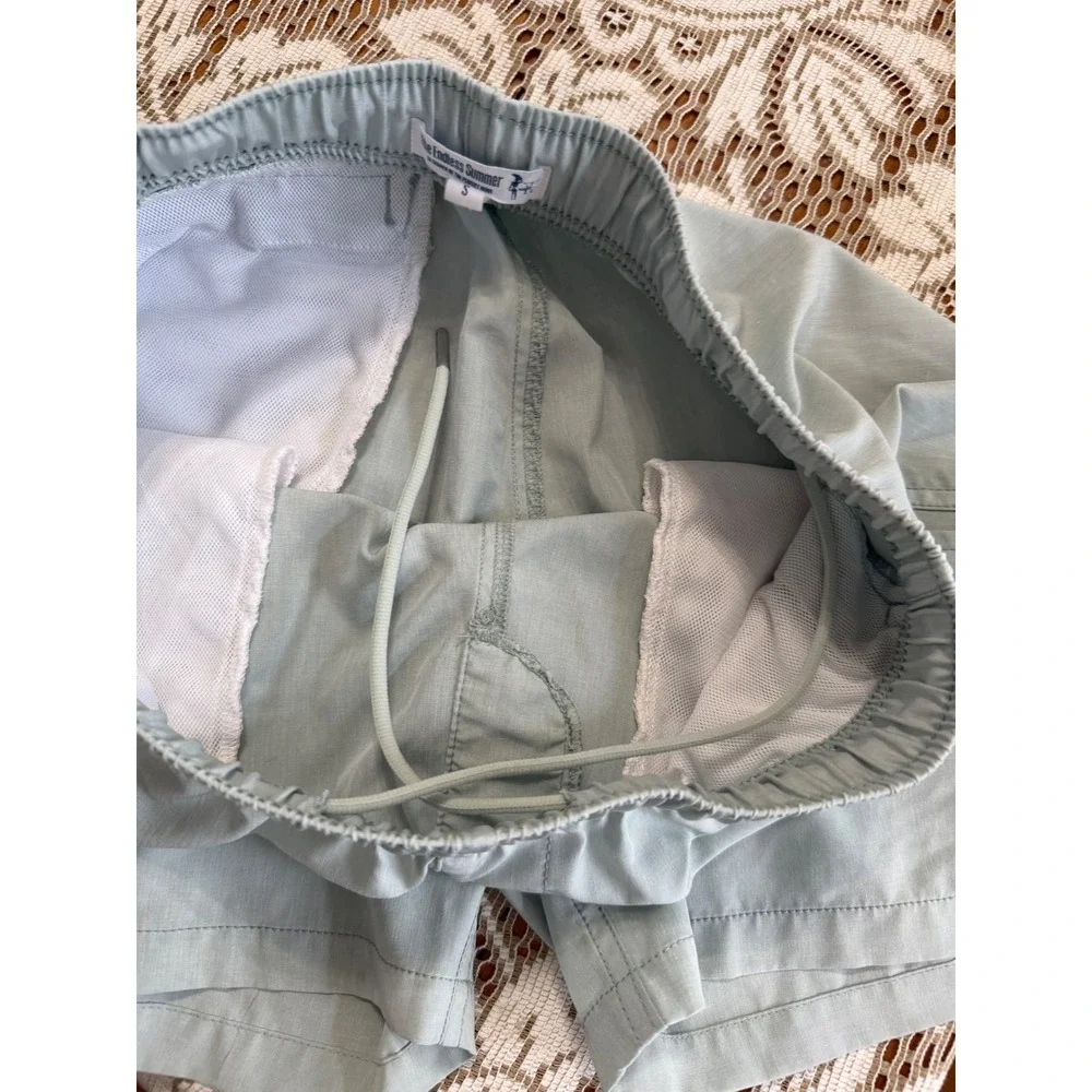 The Endless Summer Mens Surf Shorts Sage Green‎ Graphic Board Shorts Small